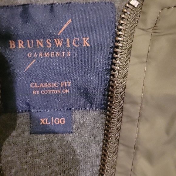 Brunswick Garments Bomber Jacket Mens Green XL - Picture 4 of 11
